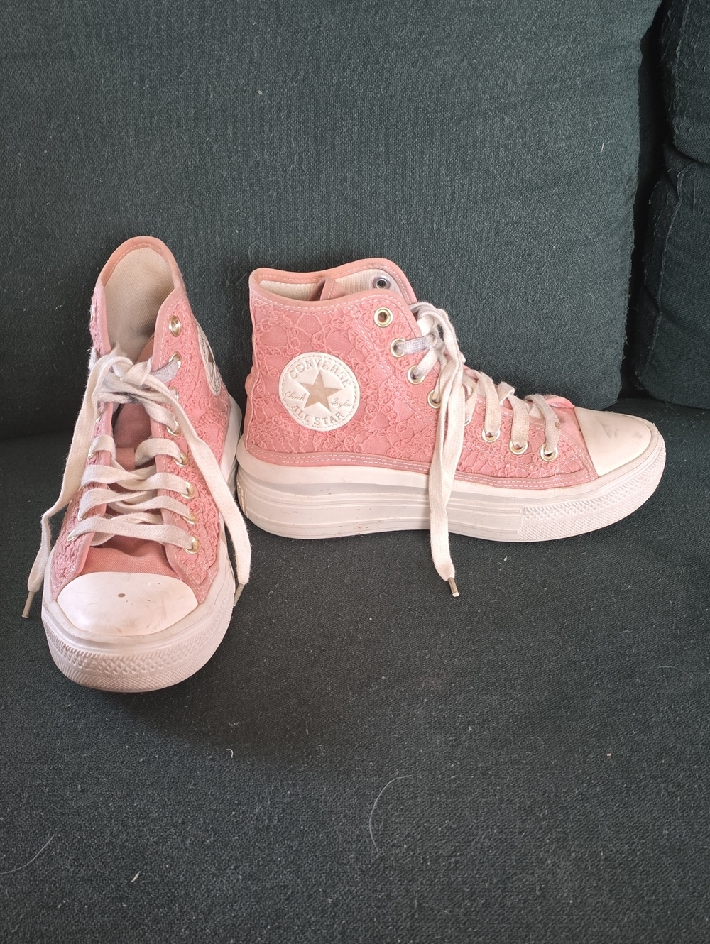 Converse Women's High-Top Platform Sneakers - Rose Pink